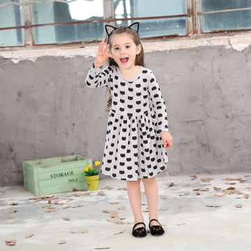Printed Polka Dot Princess Dress Children's Dress