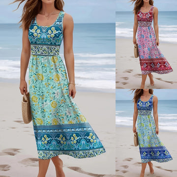 Seaside Beach Ärmelloses langes Pulloverkleid Damenbekleidung