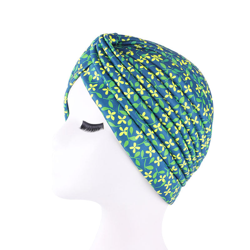 Ladies Fashion Hijab Cross Indian Hat