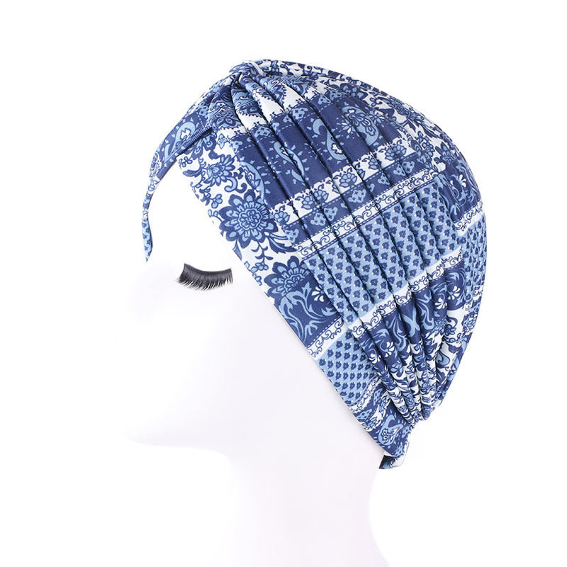 Ladies Fashion Hijab Cross Indian Hat