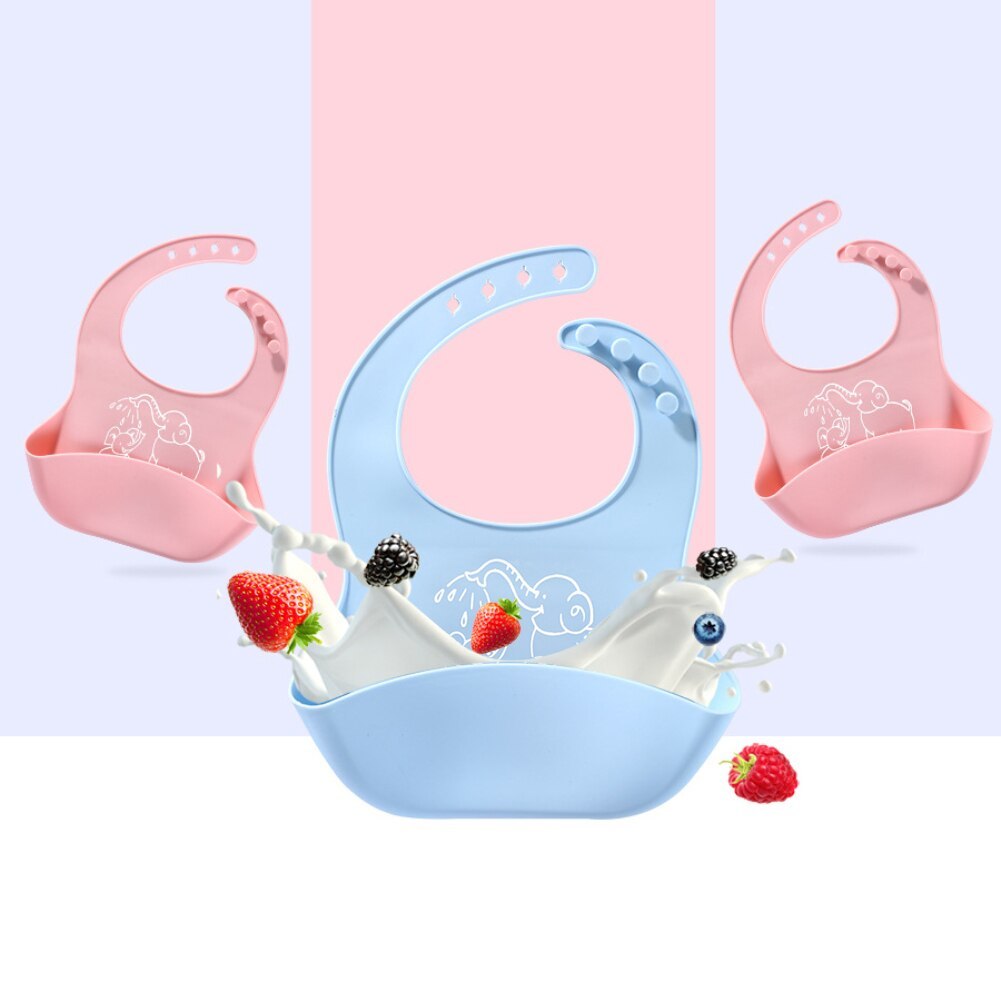 Baby food Bib baby meal silicone saliva