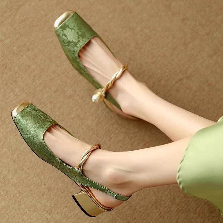 New Chinese Style Fairy Style Outer Wear Closed Toe Fashion Sandals For Women