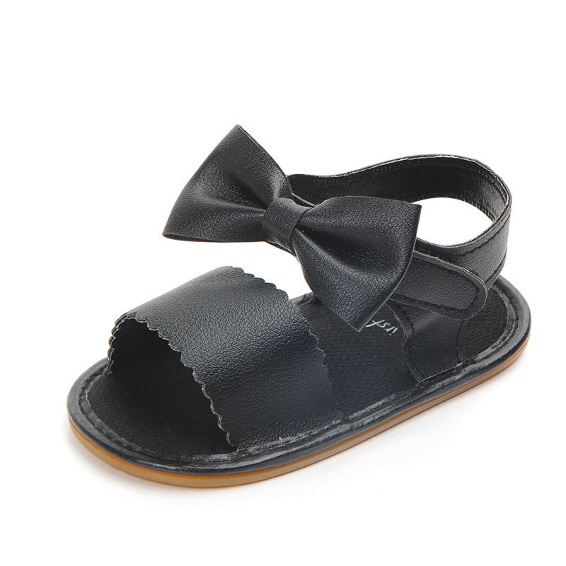 Baby Sandals Toddler Shoes Pu Leather Bow