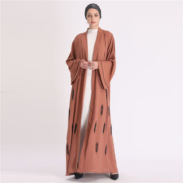 Dubai Beaded Cardigan Abaya