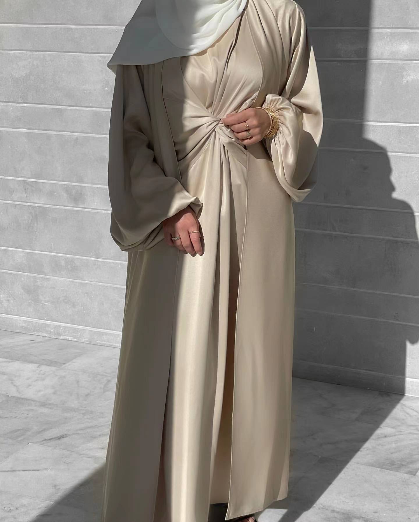 Turkey Dubai Two-Piece Set Abaya