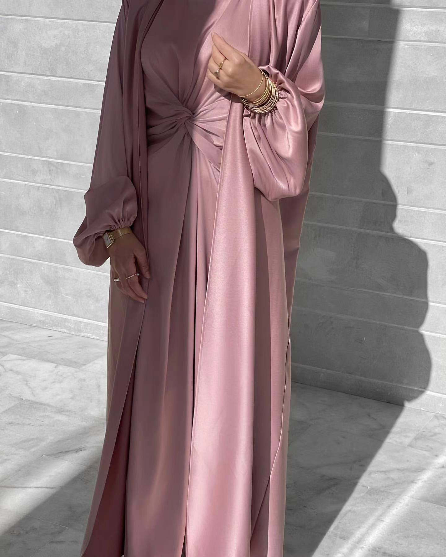 Turkey Dubai Two-Piece Set Abaya