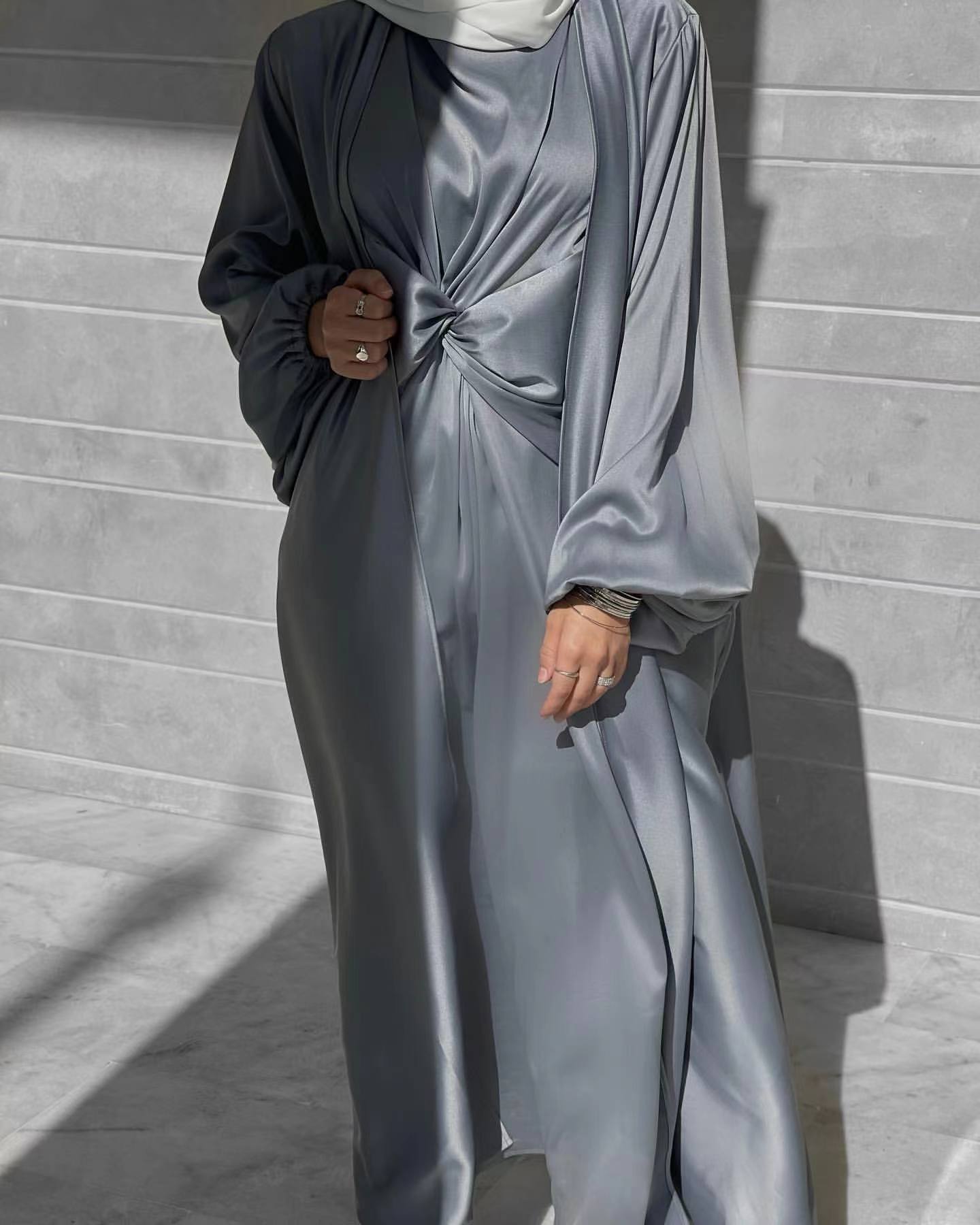 Turkey Dubai Two-Piece Set Abaya