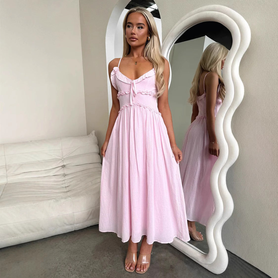 Casual Vacation Dress – Loose INS Style