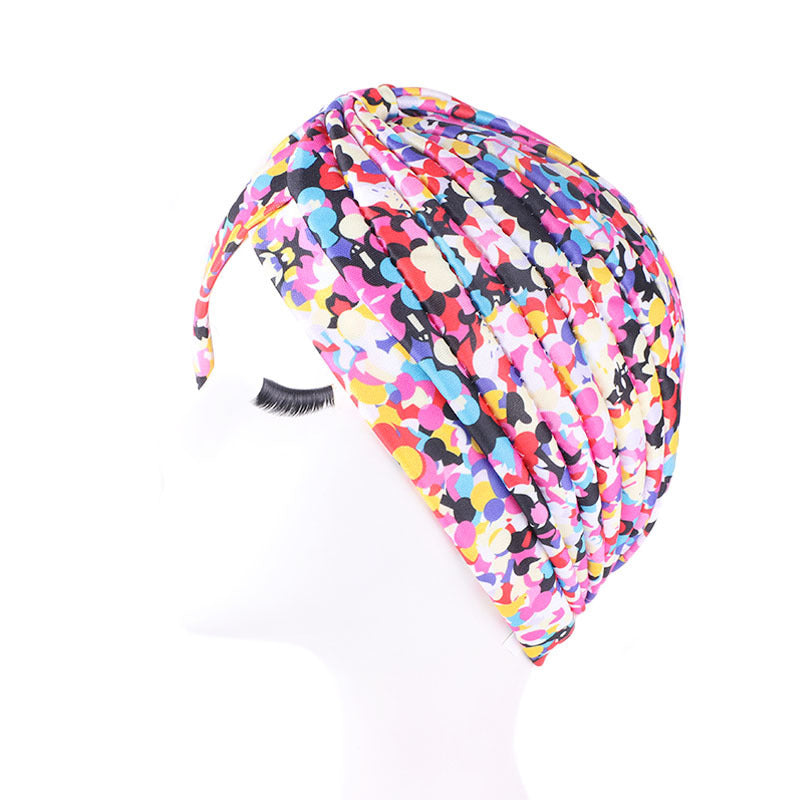 Ladies Fashion Hijab Cross Indian Hat