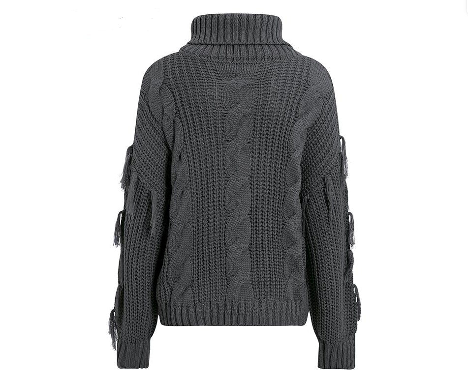 Women's Tassel Knit Sweater