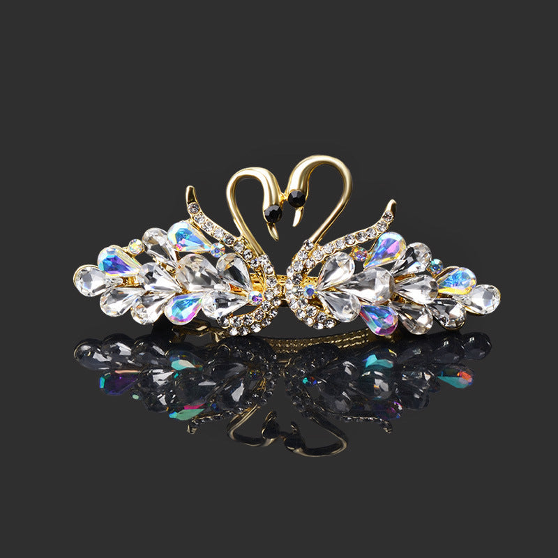 Elegant Swan Design Hair Clip