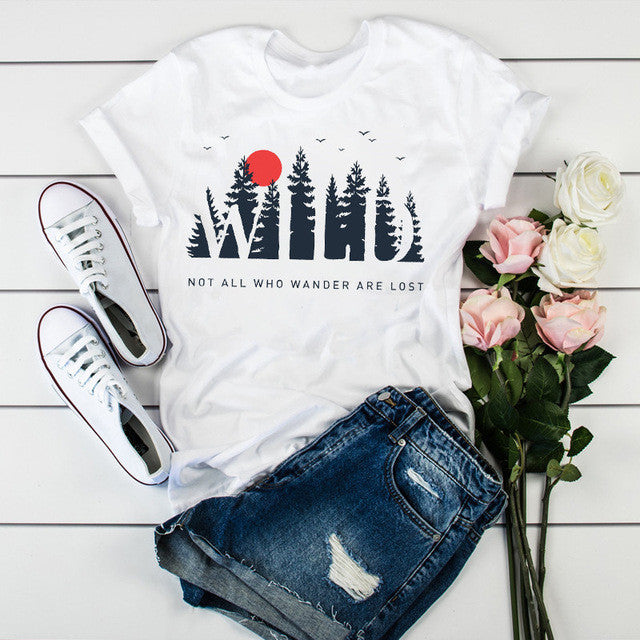 Women's Short-sleeved Loose T-shirt Plus Size Top