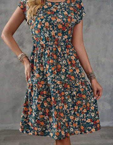 Emery Rose Waist Holiday Dress For Women