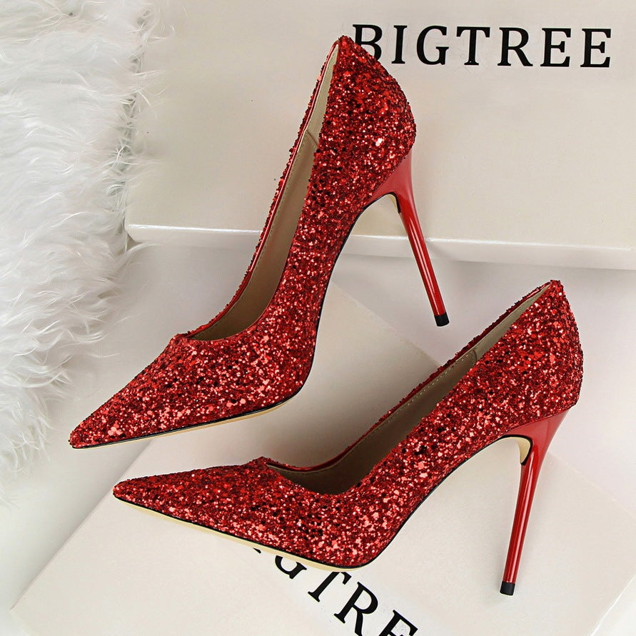 Sequin Nightclub Heels