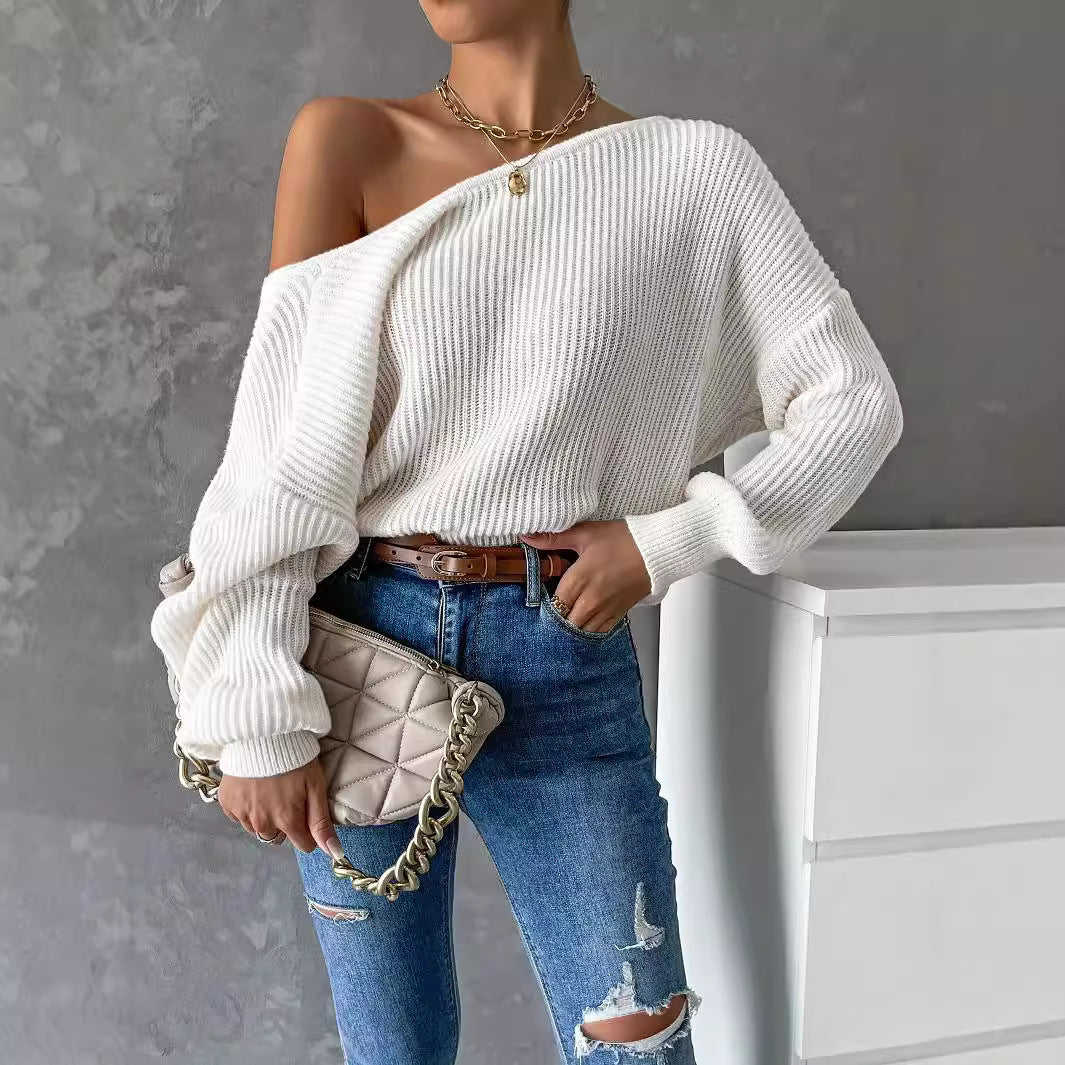 Backless Knitted Sweater