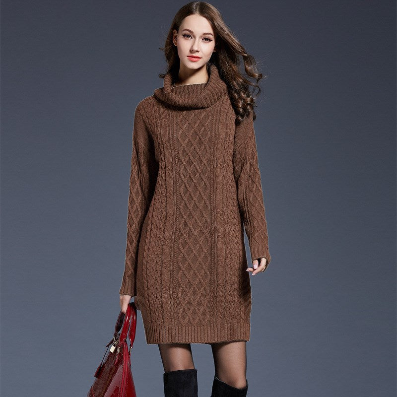 Winter Long Sweater Dress
