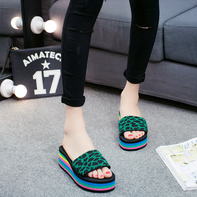 Liangtuo Platform Beach Slippers