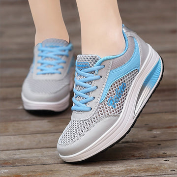 Breathable Casual Shoes – Thick Sole Design