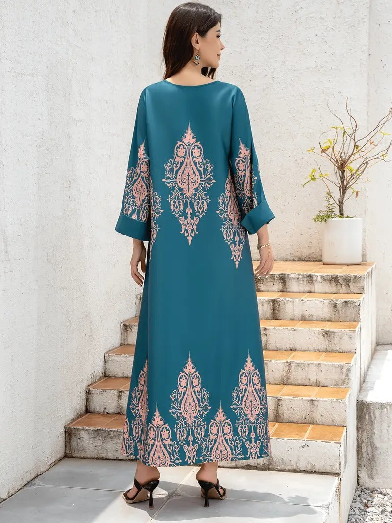 Ladies' Long Robe Abaya Dress
