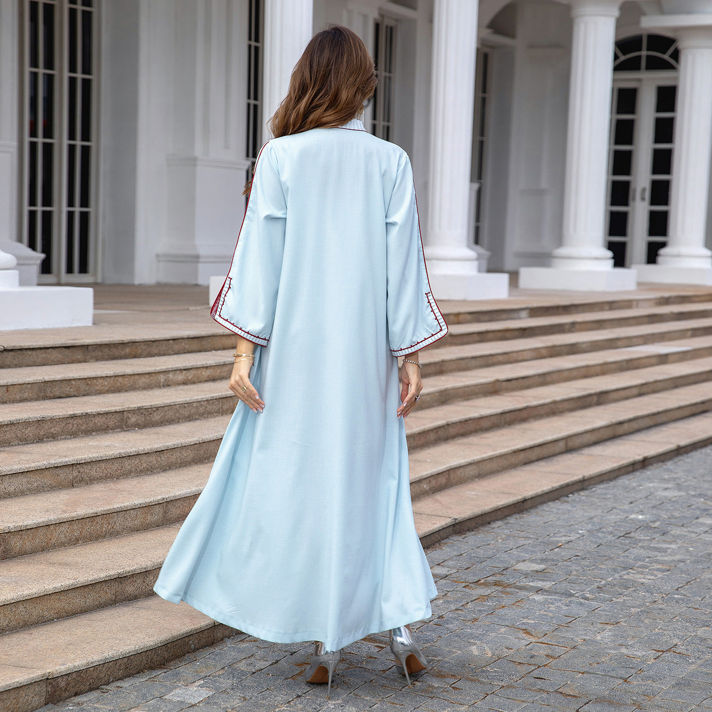 Muslim Middle East Embroidery Dress