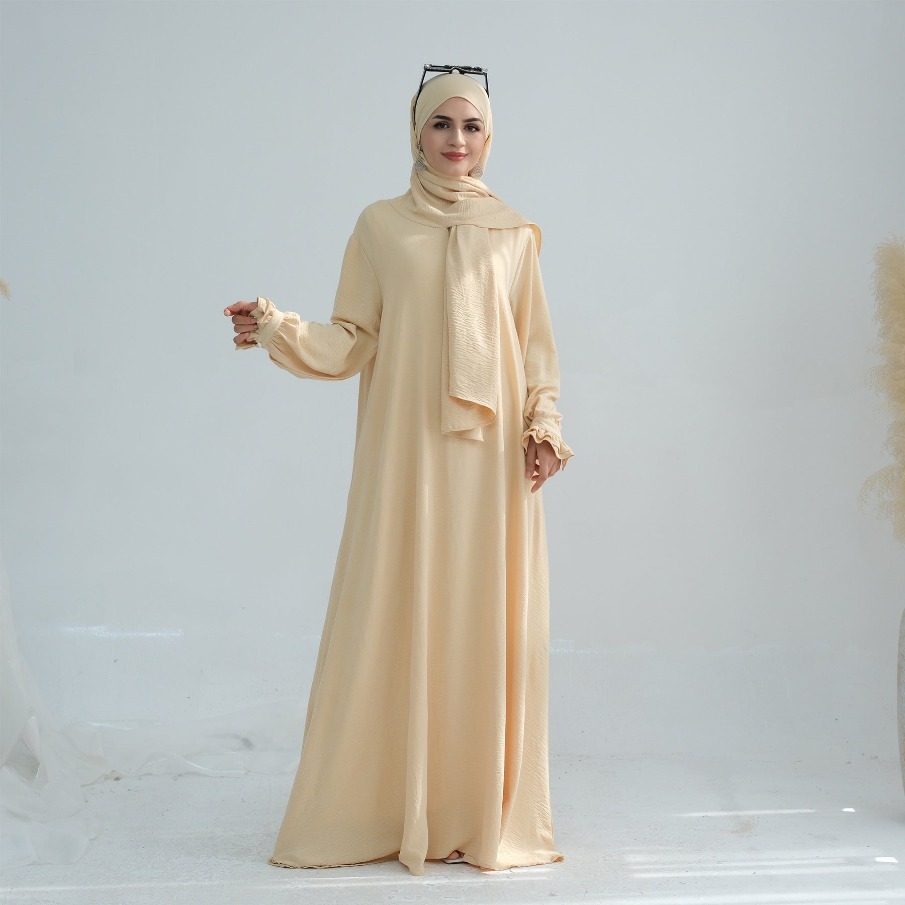 Turkey Dubai Modest Abaya Set
