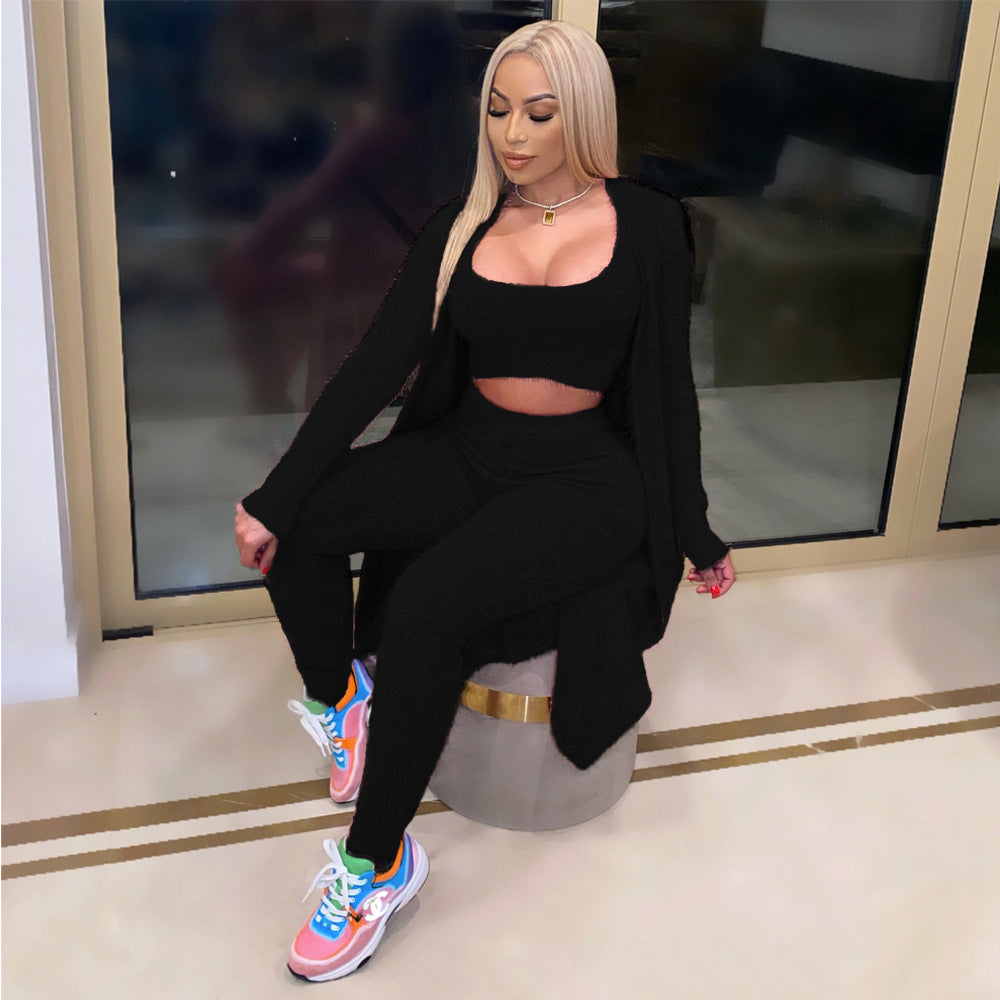 Long Coat & Vest Outfit