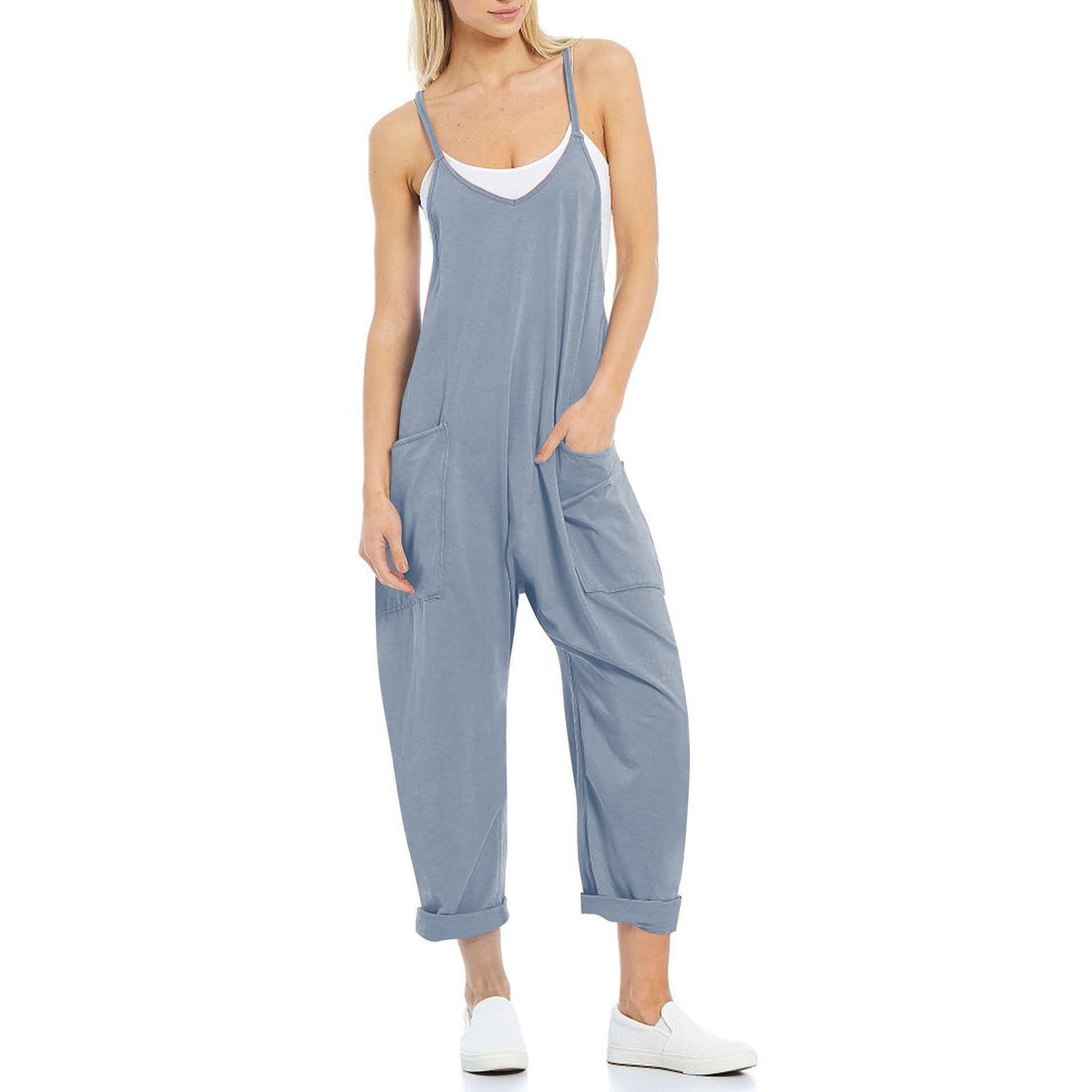Strap Jumpsuit Fat Buttocks Pants