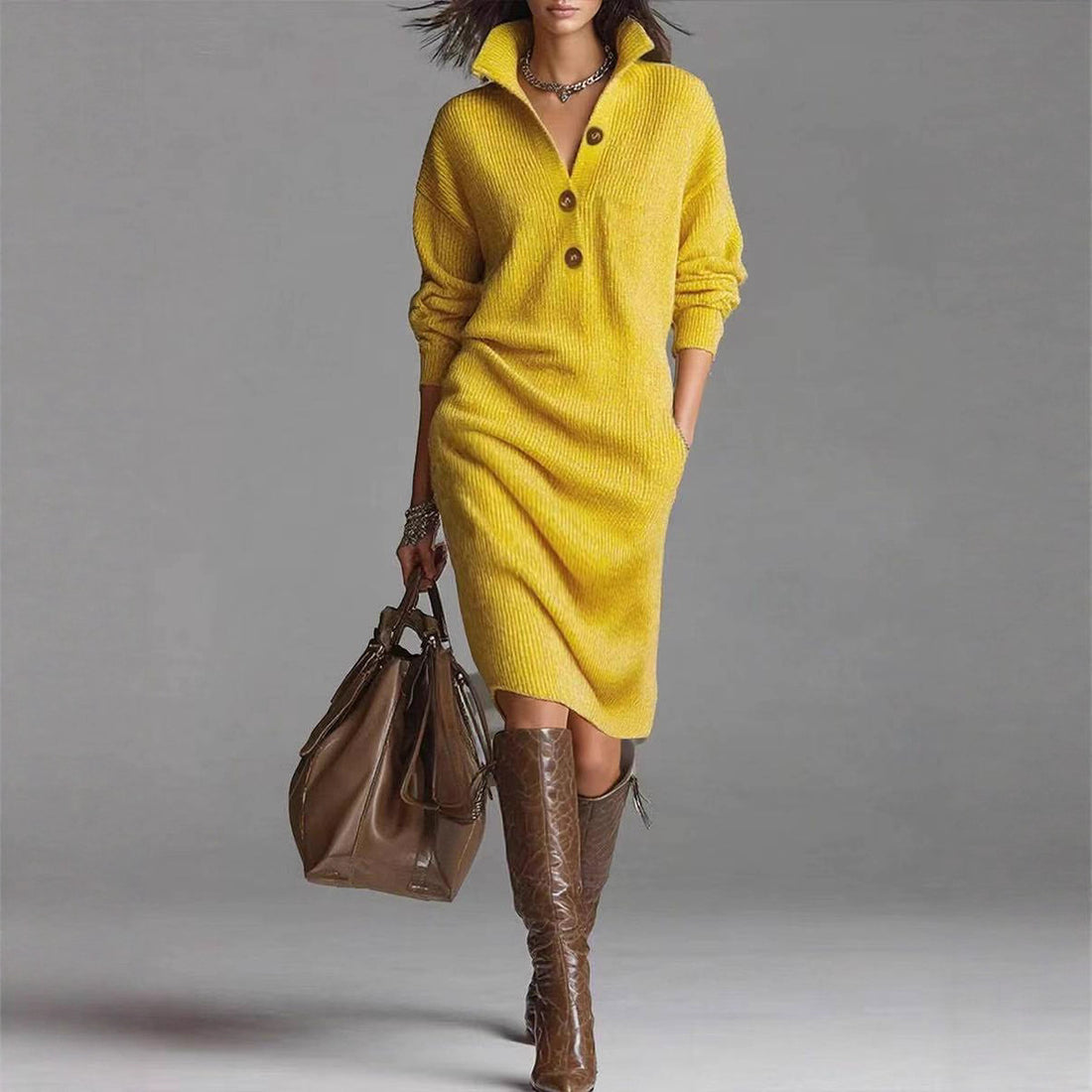 Women's Casual Knit Dress