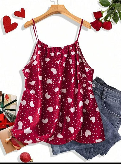 Plus Size Heart Tank Top