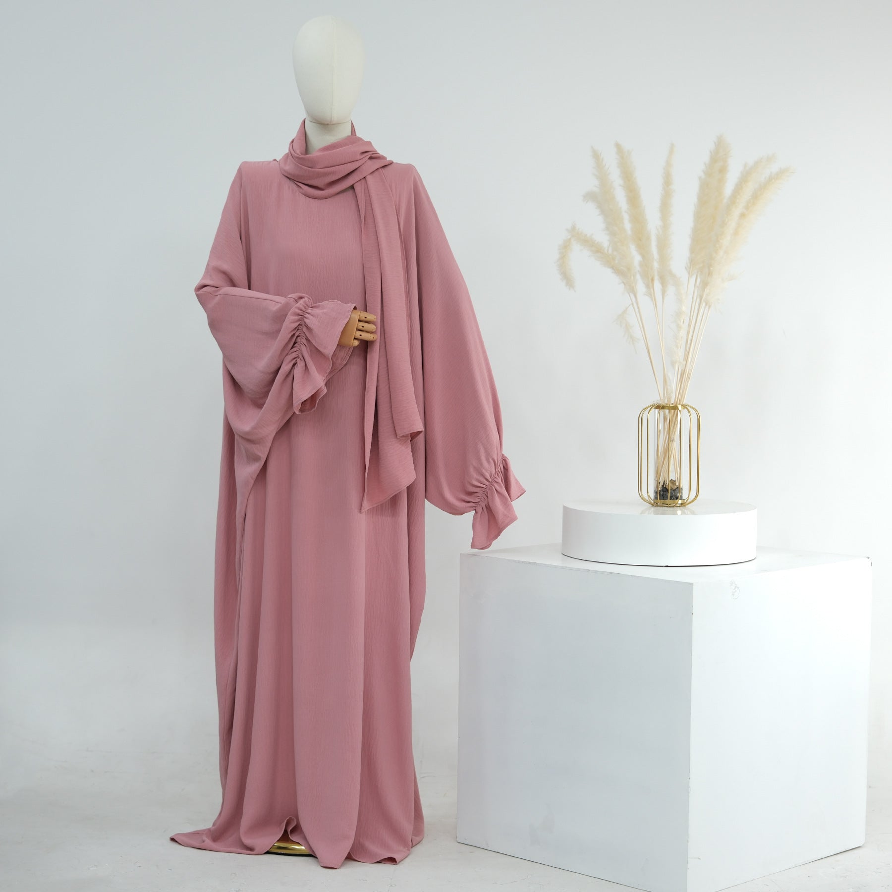 Dubai Turkey Solid Dress