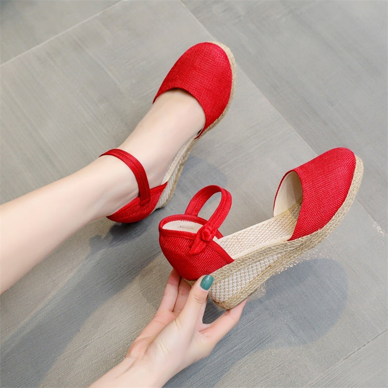 Women's Summer Wedge Casual High Heel Sandals