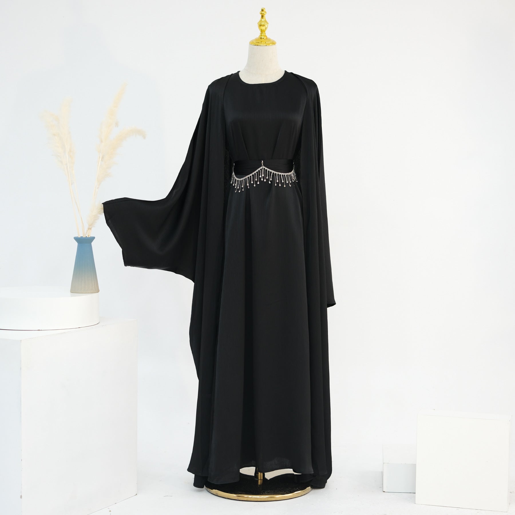 Dubai Turkish Two-Piece Abaya Set
