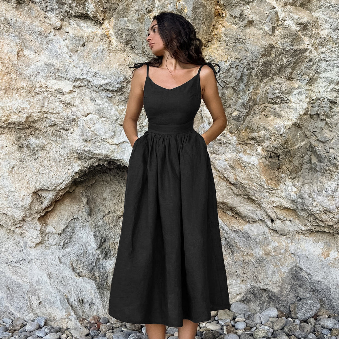 Breathable Strap Dress – Long & Comfy Fit