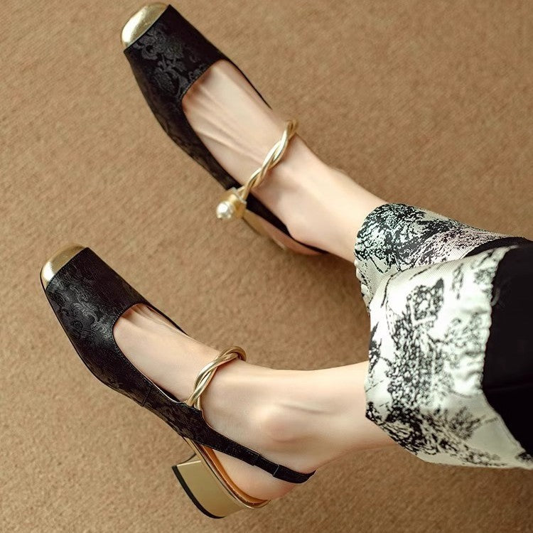 Elegant Closed-Toe Fairy Sandals