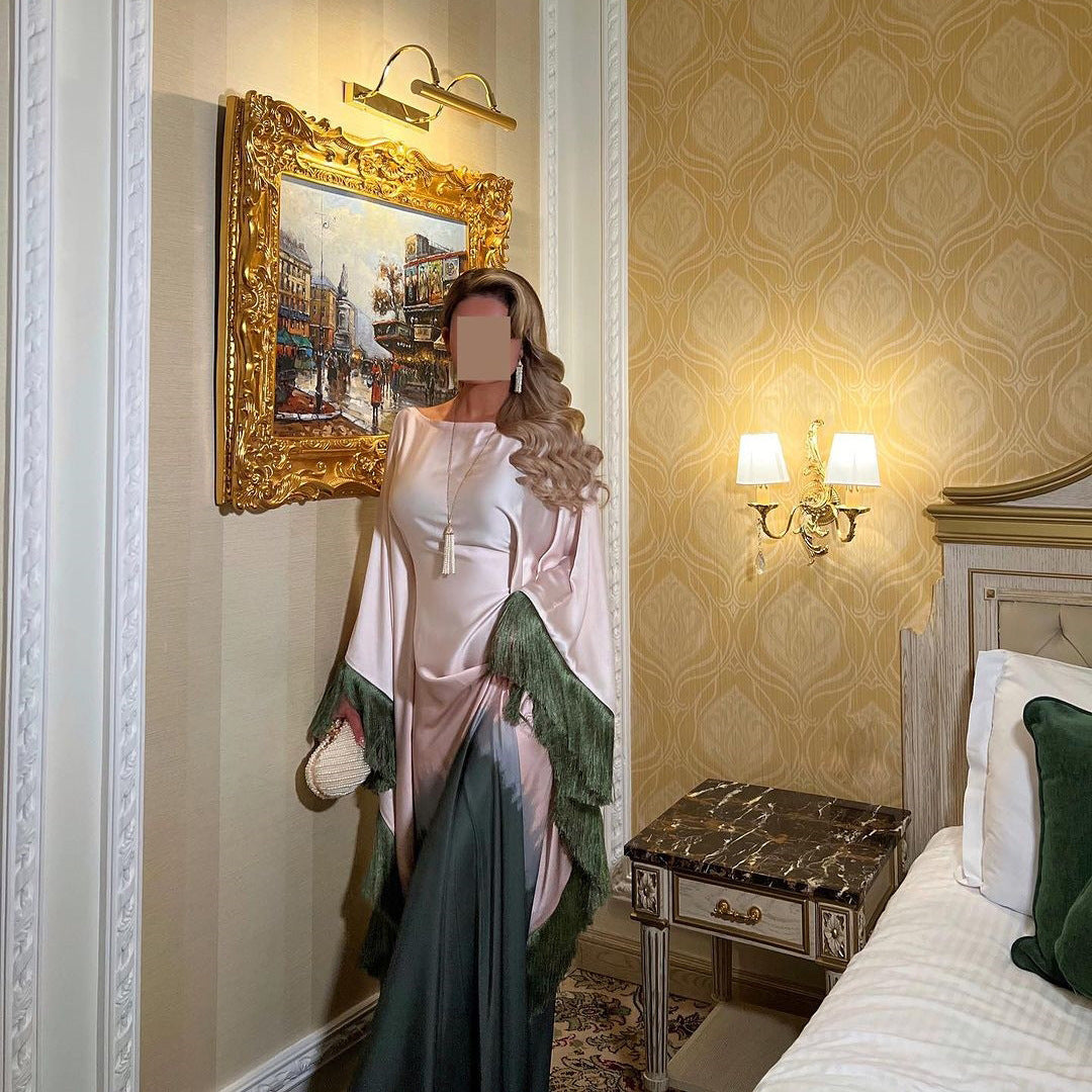 Tassel Detail Abaya Dress