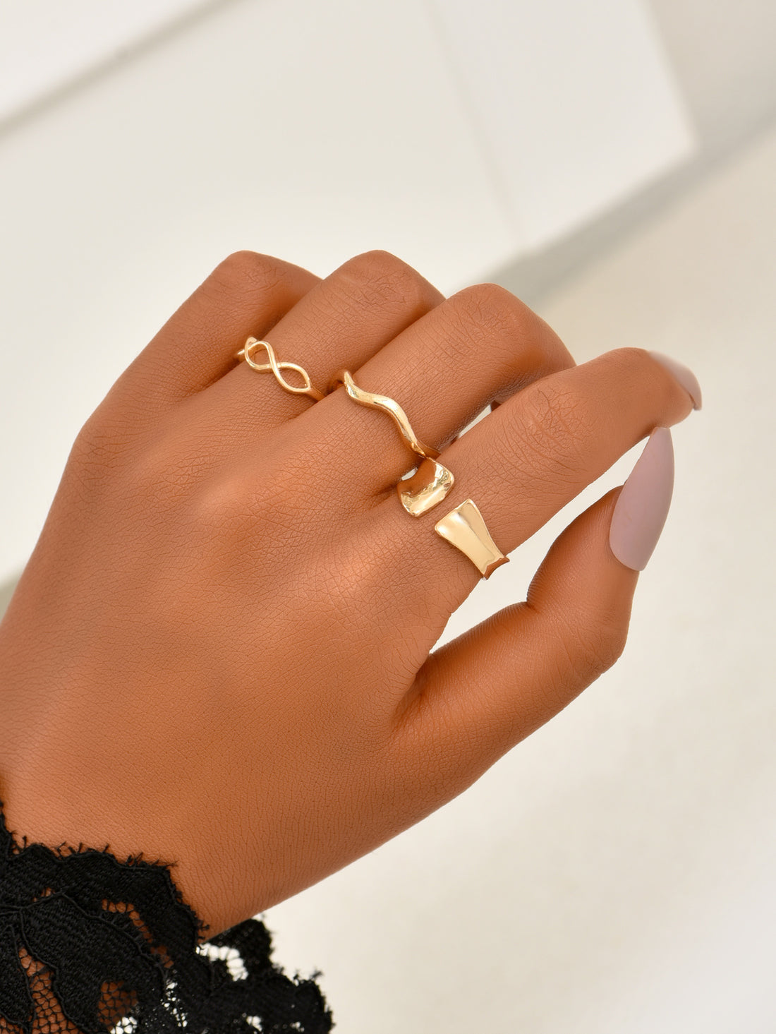 Creative Girls Wear Fashionable Rings Alloy Trend