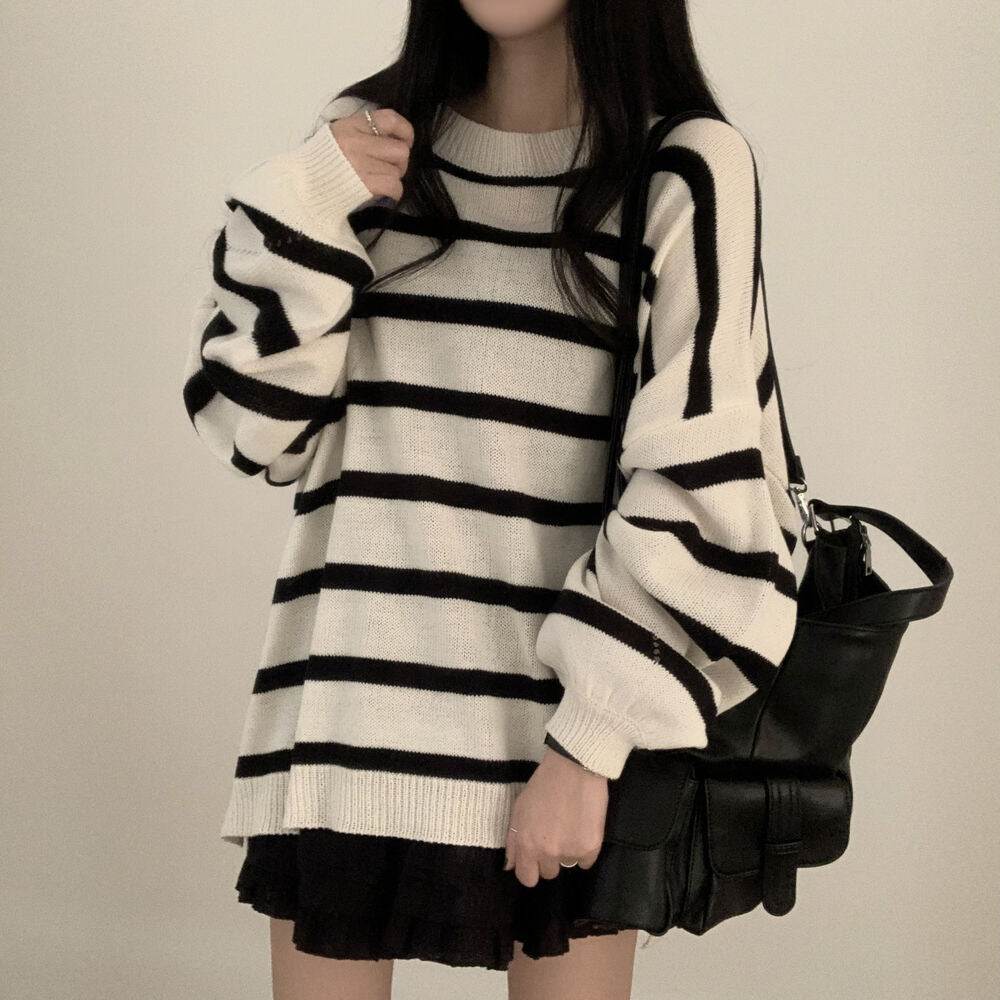 Idle Style Striped Sweater
