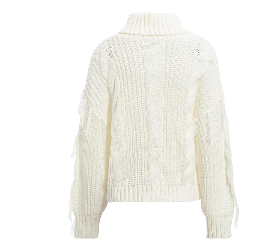 Women's Tassel Knit Sweater