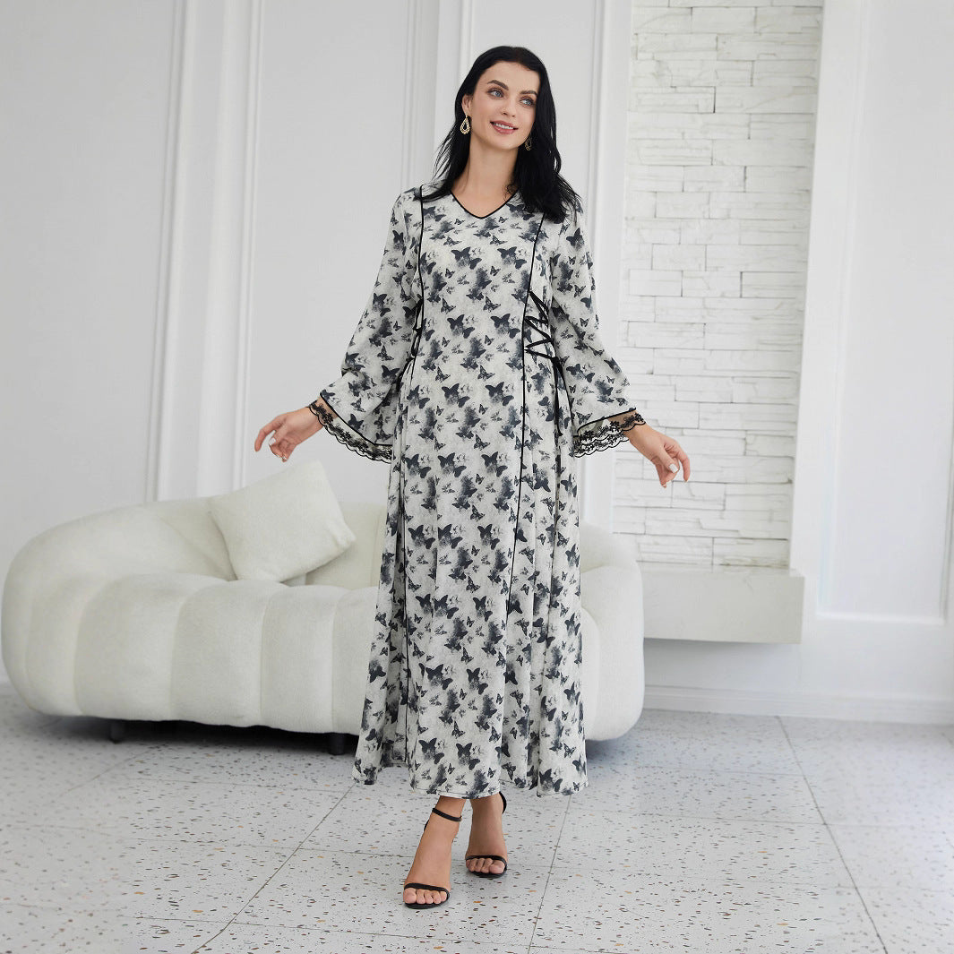 Elegant Muslim Robe Dress