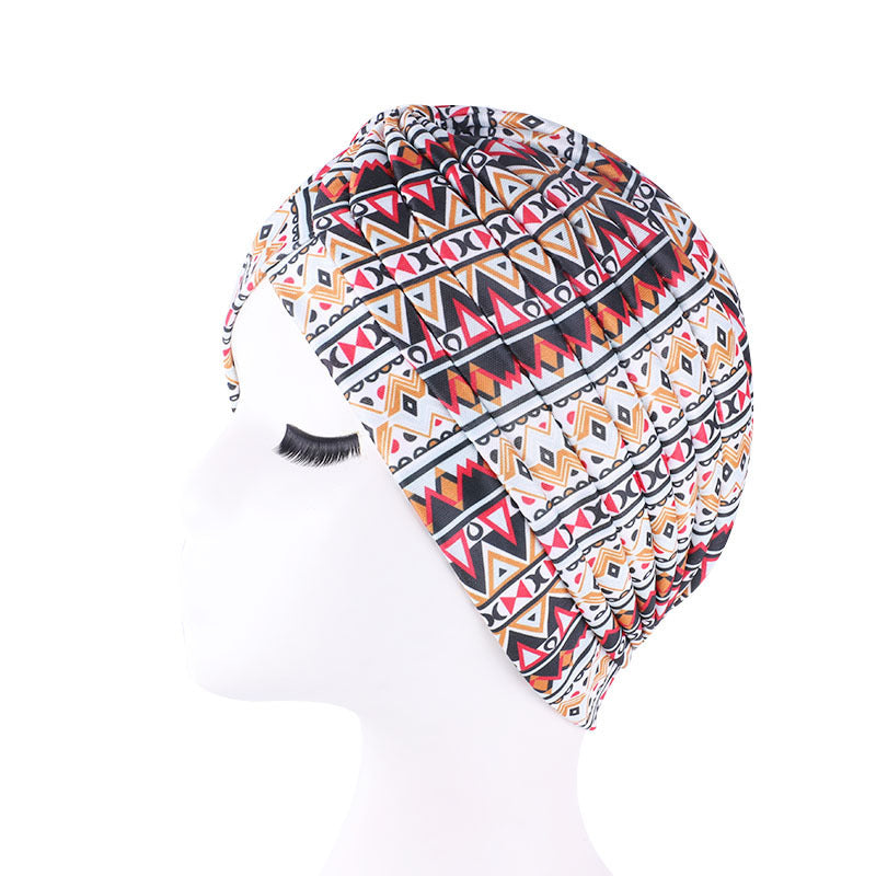 Ladies Fashion Hijab Cross Indian Hat