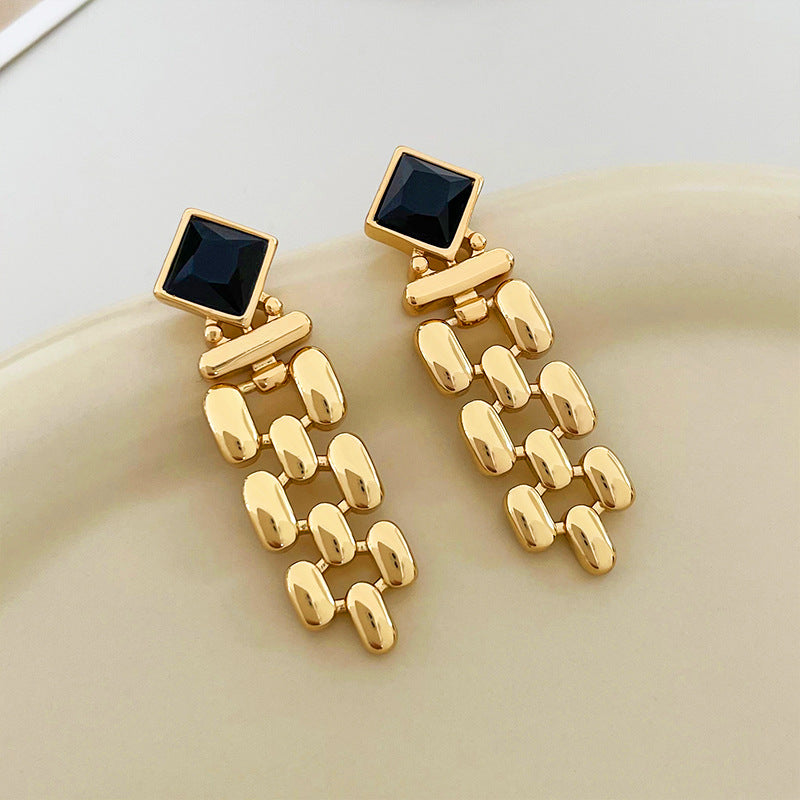 Modern Elegance: Long Statement Earrings