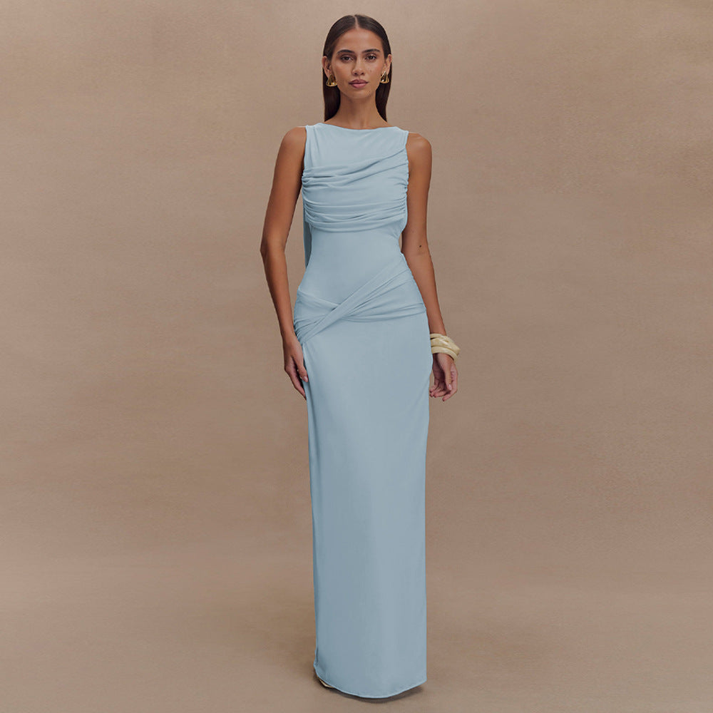 Summer Backless Sleeveless Dress