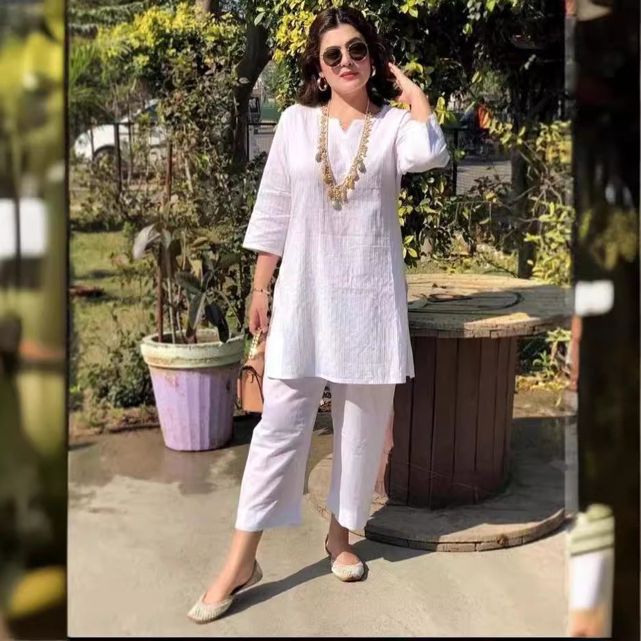 Ethnic Style Two-Piece Set