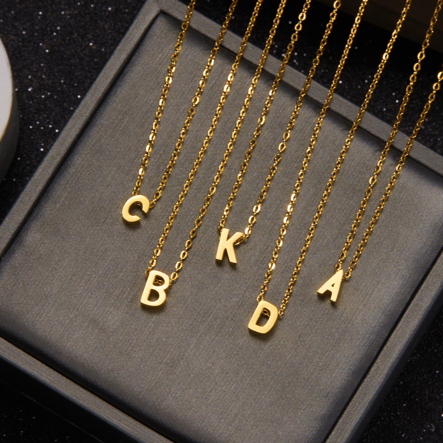 Simple Stainless Steel Colorfast English Letters Unisex Necklace