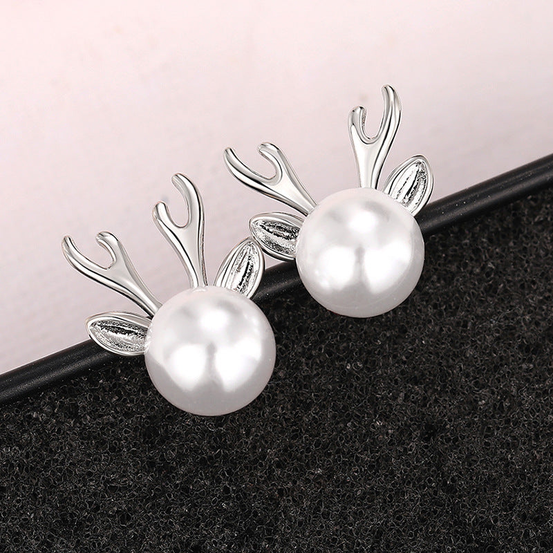 Cute Lady Antler-shaped Earrings