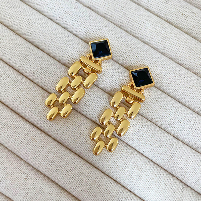 Modern Elegance: Long Statement Earrings