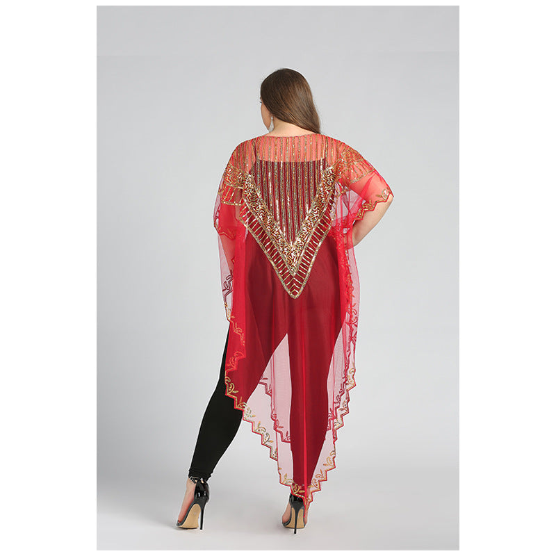Batwing Sleeve Shawl