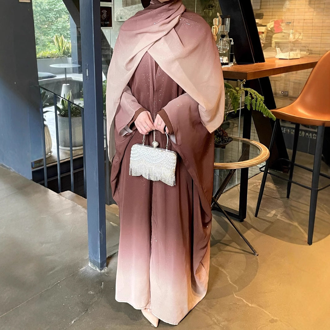 Muslimisches Kleid für Damen, Galaxy Flash Robe Kleid