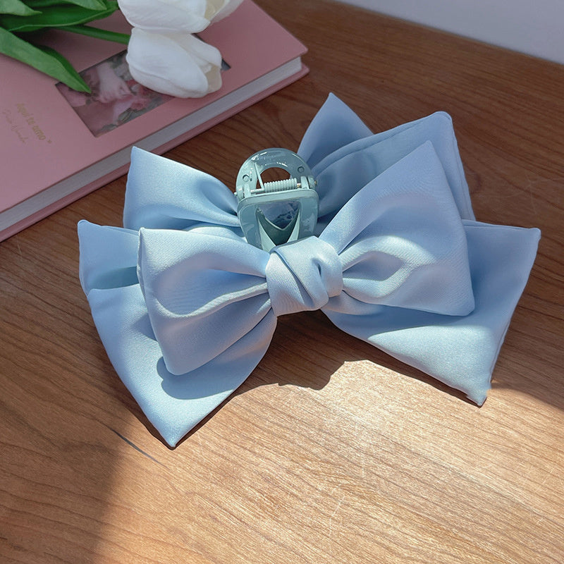 Large Bow Ribbon Hair Clip Claw