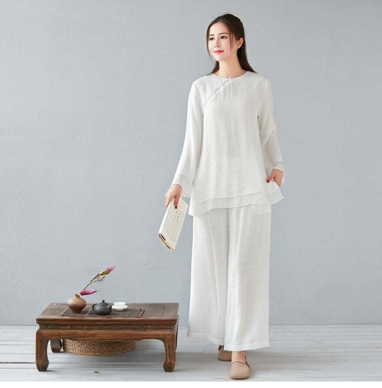 Loose-Fit Zen Long Sleeve Set